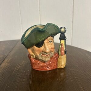 Vintage Royal Doulton Pirate Mug Character Jug “The Smuggler”